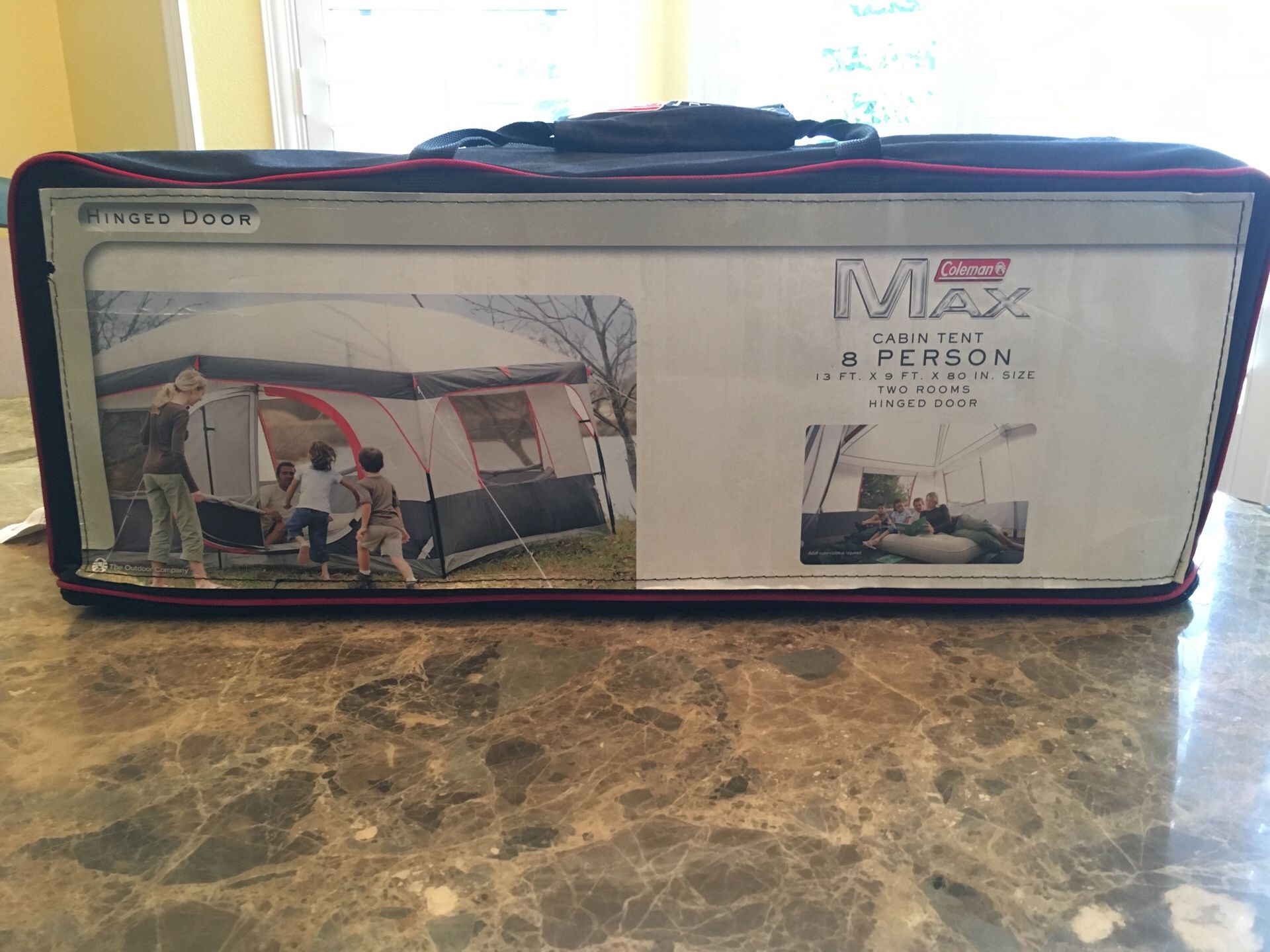Coleman max 8 top person cabin tent