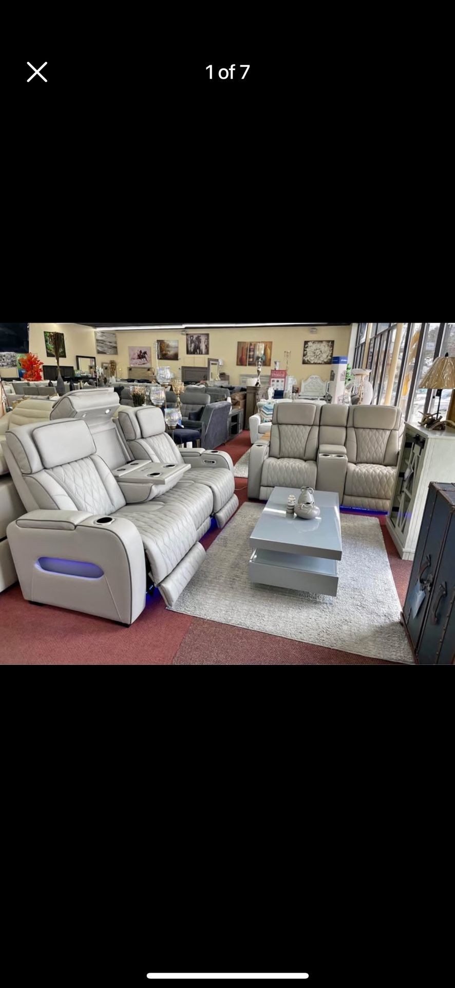 recliner, massage sofa and loveseat