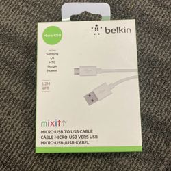 Belkin Mixit 4ft Micro-USB to USB Cable for LG, HTC, Samsung Phones