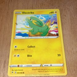 Electrike Pokémon training card