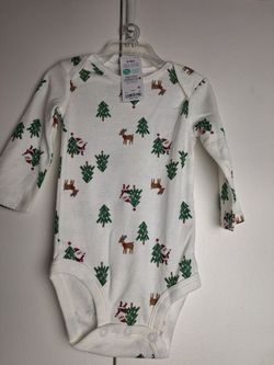 Brand New Carters Christmas Baby Bodysuits ( 3-6M) only $2.50