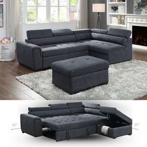 Brand New Sleeper Sectional- Shop Now Pay Later 