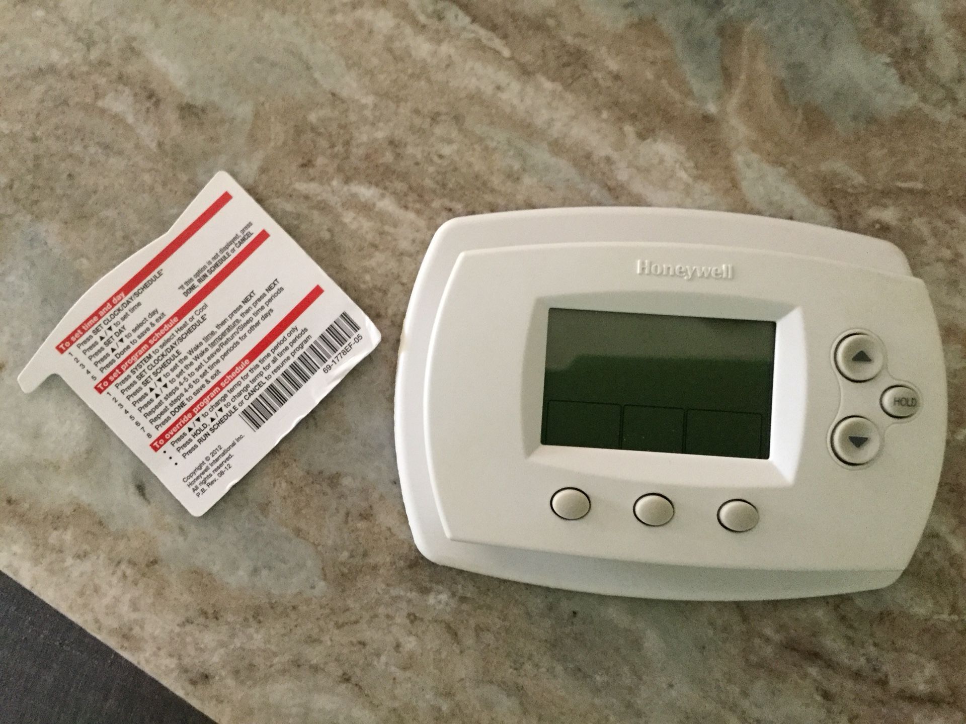 Honeywell 7-day programmable Thermostat
