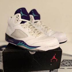 Air Jordan Retro 5 Grape 2013 Size 12M (136027-108)
