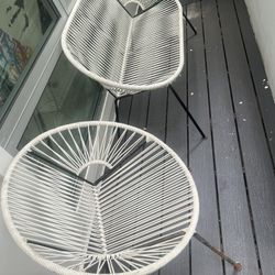 2 Outdoor Chairs Great Looking 