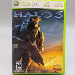 Halo 3 Microsoft Xbox 360, 2007 Video Game & Poster Tested