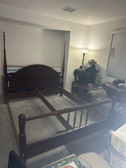 King Size Wooden Bed Frame.
