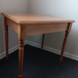 Small Vintage Solid Wood Table