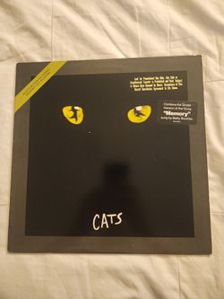 Cats Original Broadway Cast Soundtrack Vintage Vinyl - DJ COPY NEVER PLAYED