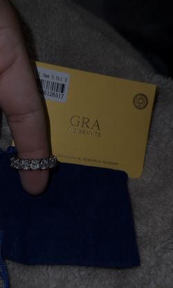 Moissanite Ring Sz 7