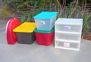 Storage Bins and Storage Drawers