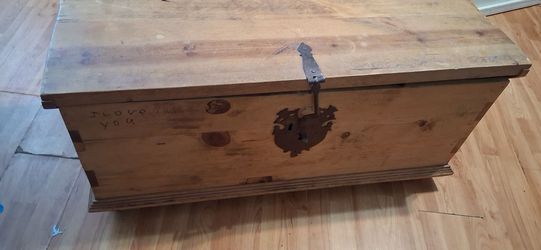 Wood storage bench