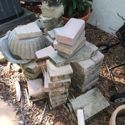 Assorted bricks.
