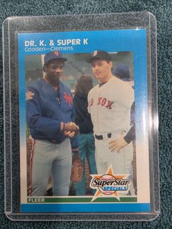 Fleer SuperStar Specials Gooden Clemens Baseball Card