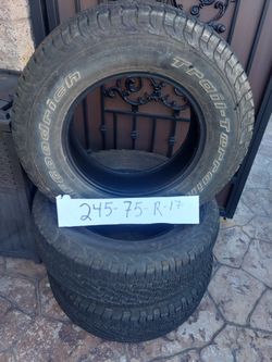 245. 75 R17 3 Tires