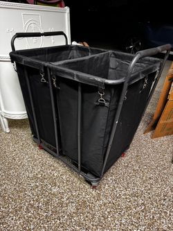 Large Laundry Cart on Wheels