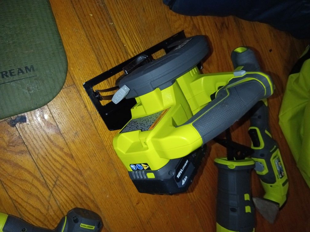 Everything 18 Volt Brushless Drill,Impact,Light,Multi Tool,Zawsaw.Skill Saw 2 Battery Andcharger