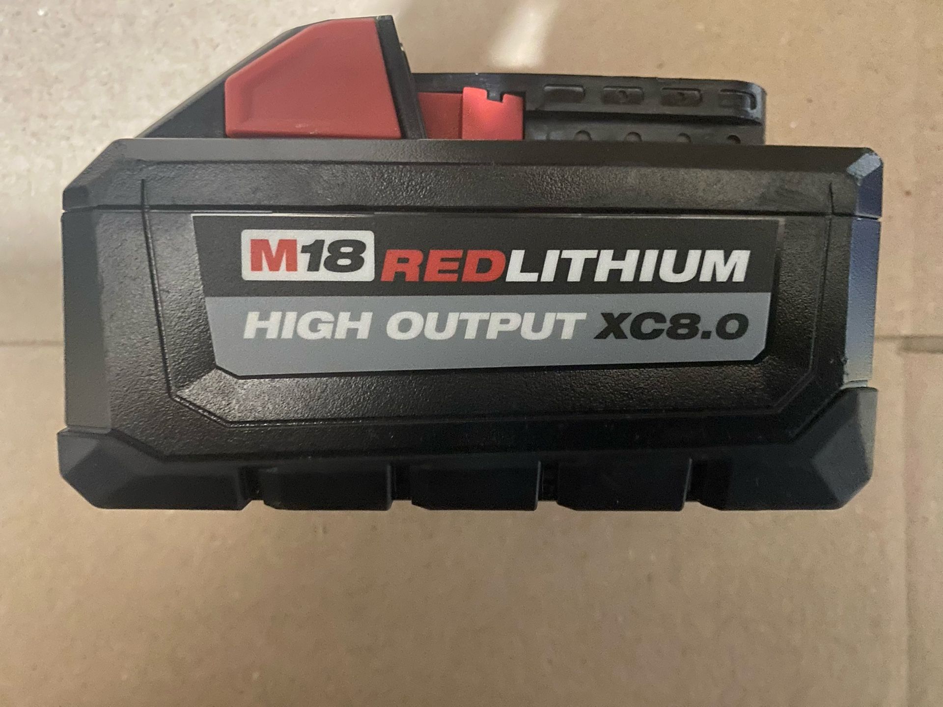 M18 Milwaukee High Output Battery 8.0