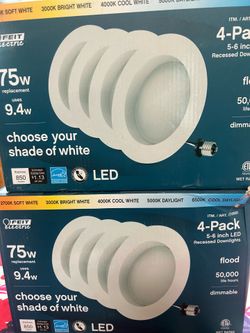 8 new led adjustable lights