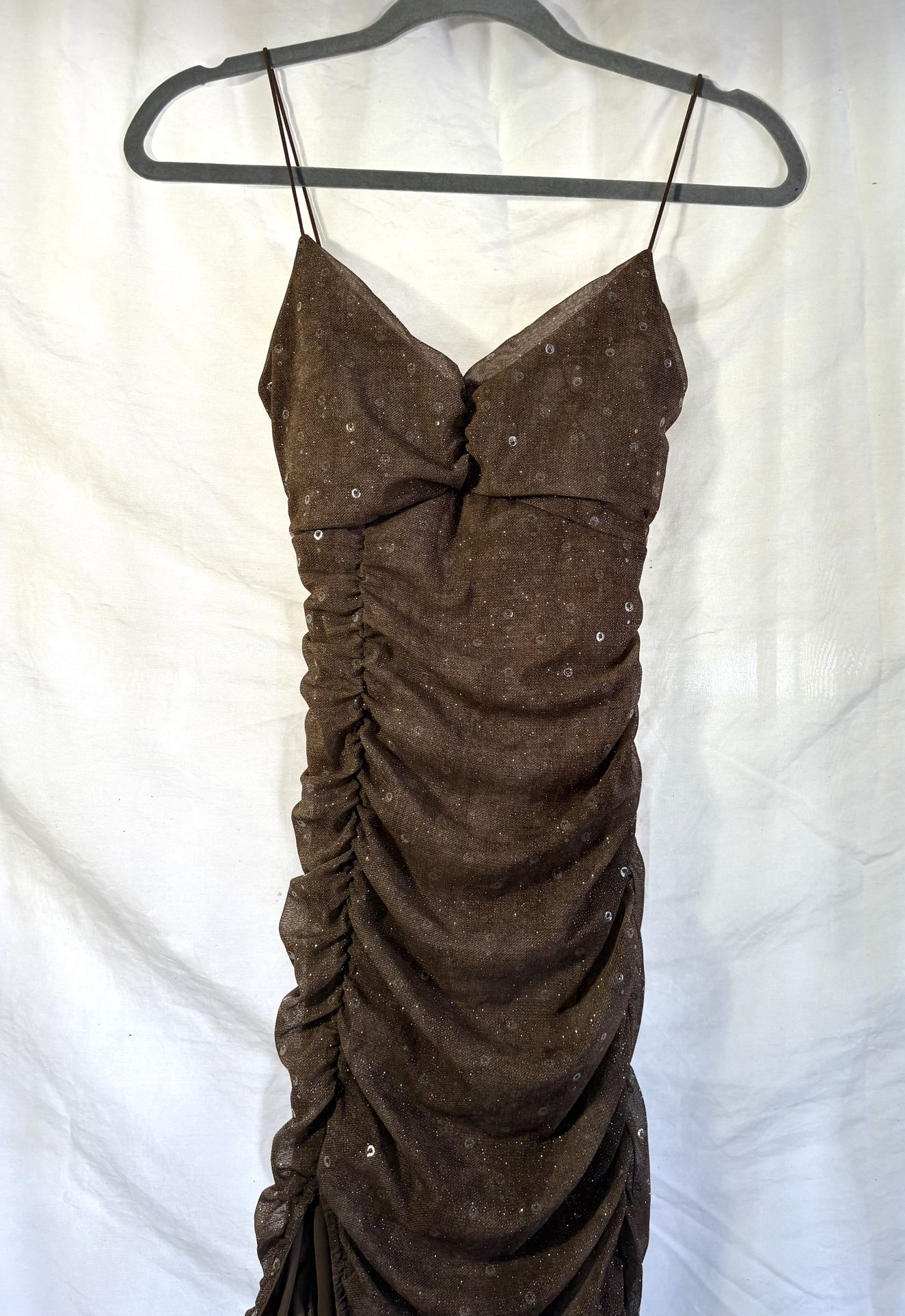 Brown Mini Dress