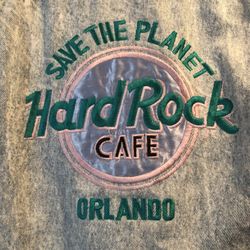 Woman’s Hard Rock Cafe Orlando Blue Jean Jacket Size Small
