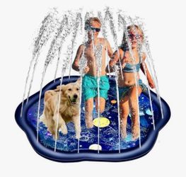 Future Way Durable Splash Pad for Toddlers Ages 18 Months+, Outdoor Water Toys for Backyard, Starry Sprinkler for Kids, 67 inch