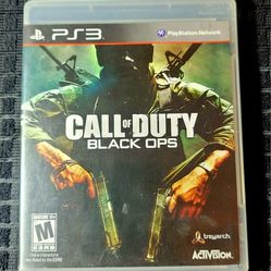 Call Of Duty Black ops Ps3