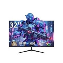 ZZA 32” 4K UHD Curved Gaming Monitor 