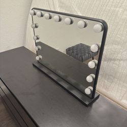 Vanity mirror with lights