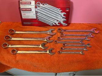 Craftsman combination 11-pc wrench set. Standard SAE. New never used.