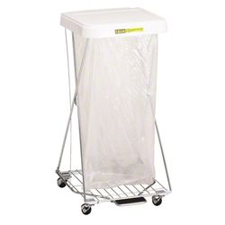 Wire Hamper Stand With Foot Pedal