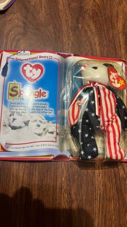 1999/2000 Ty McDonald's Teenie Beanie Babies International Bears II Spangle the Bear