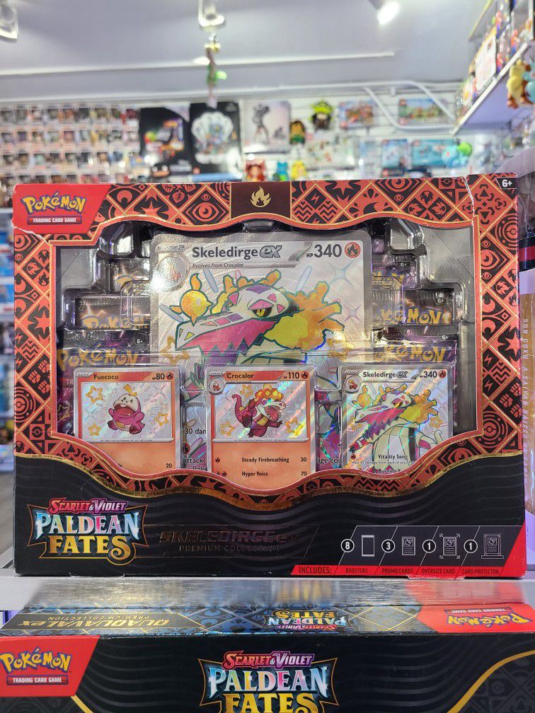 Paldean Fates Skeledirge ex Premium Collection Box (Pokemon)

