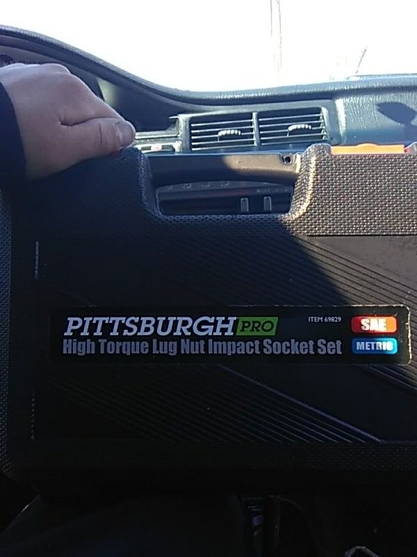 Pittsburgh pro high torque lug nut impact socket set deals