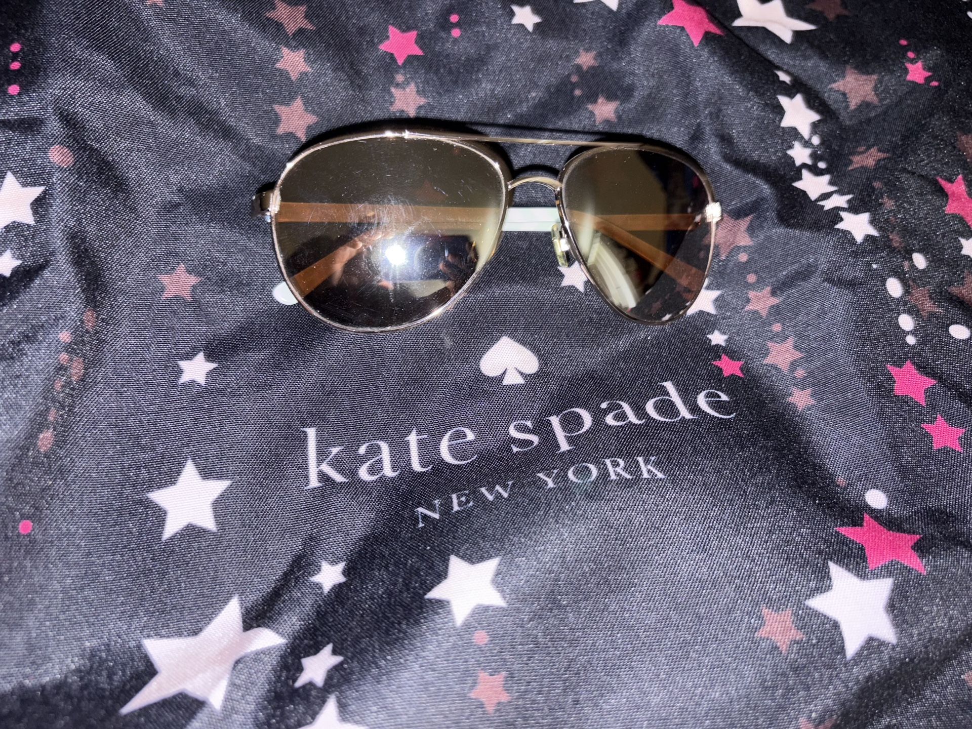 Kate Spade XL Cloth Bag & Sunglasses