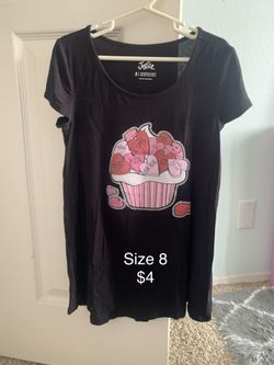 Girls Valentine’s Shirt, Size 8