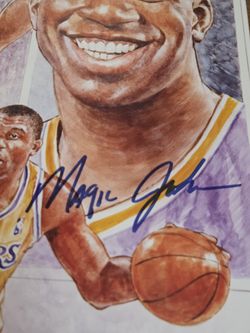 Magic Johnson signed 8x10 Photo Picture autograph without COA 