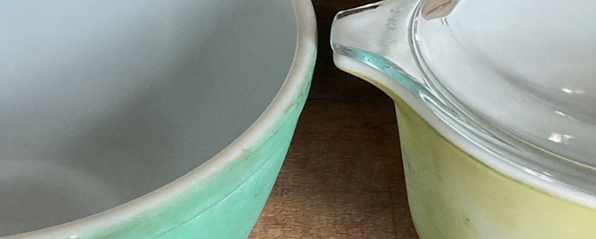 Pyrex Vintage #403 Bowl and #472 Casserole