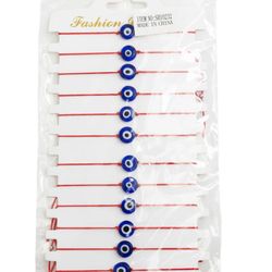 String Evil Eye 12 Pack
