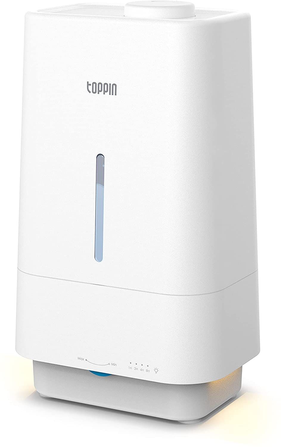 Humidifiers for Bedroom with Essential Oils - Top Fill Cool Mist Humidifiers - 4.5L Super Quiet Auto Shut-off Air Humidifier with Timer & Nightlight