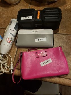 Kate Spade New York Pink Leather Wristlet