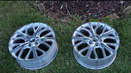 2014 Dodge Durango 20" Polished Wheels OEM/ Rims (Pair of 2)"