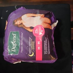 DEPENDS Womens Overnight Dpends Panties