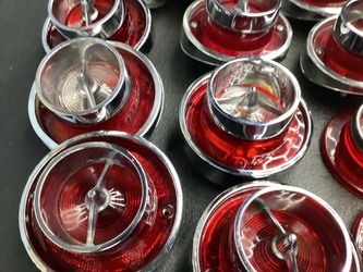 63 original tail light bezels