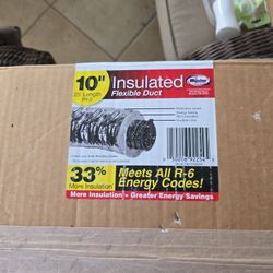 MASTER FLO 10" 25' INSULATED FLEXIBLE DUCT CLASS I