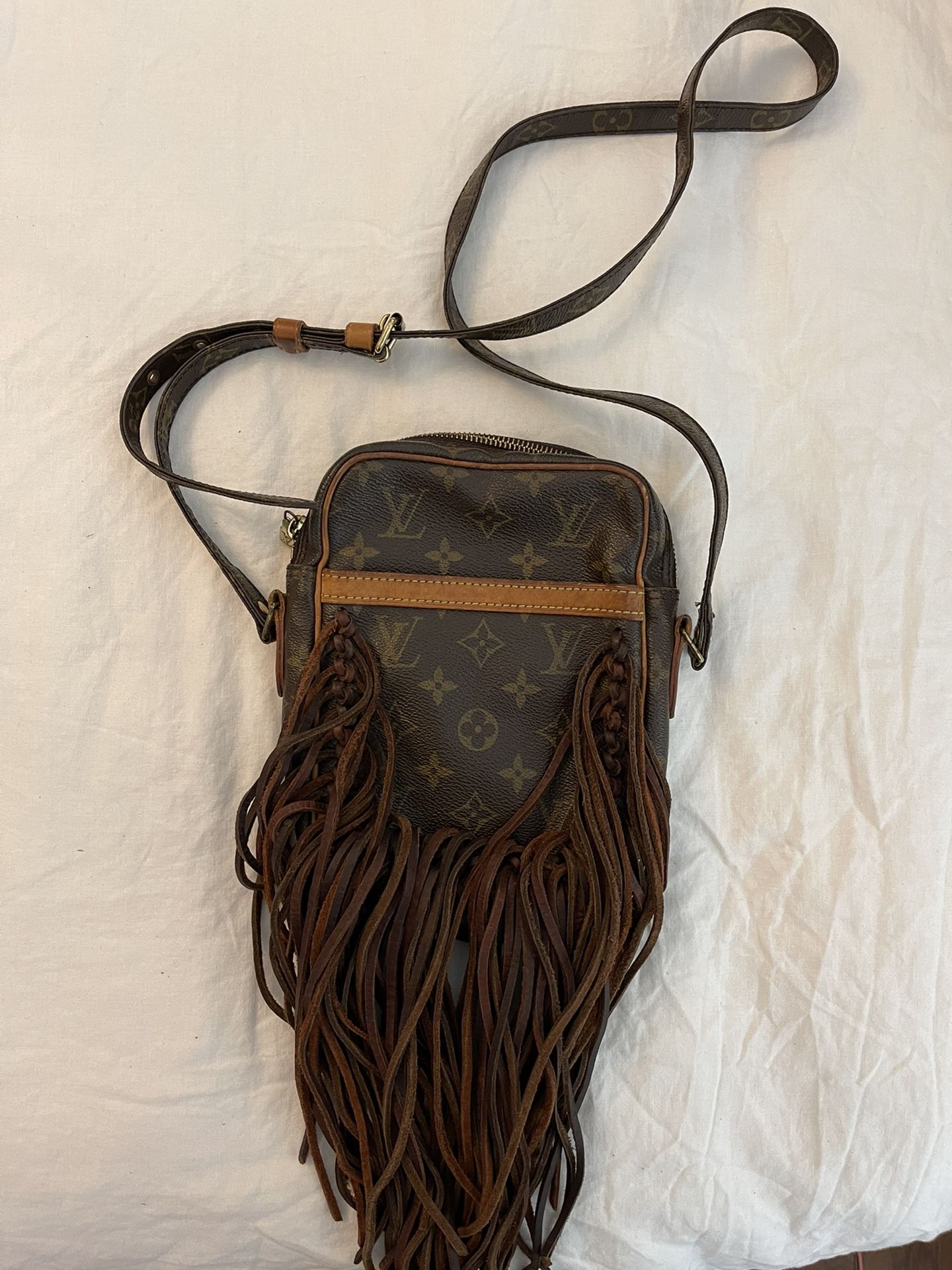 Fringe Authentic Vintage Louis Vuitton Crossbody
