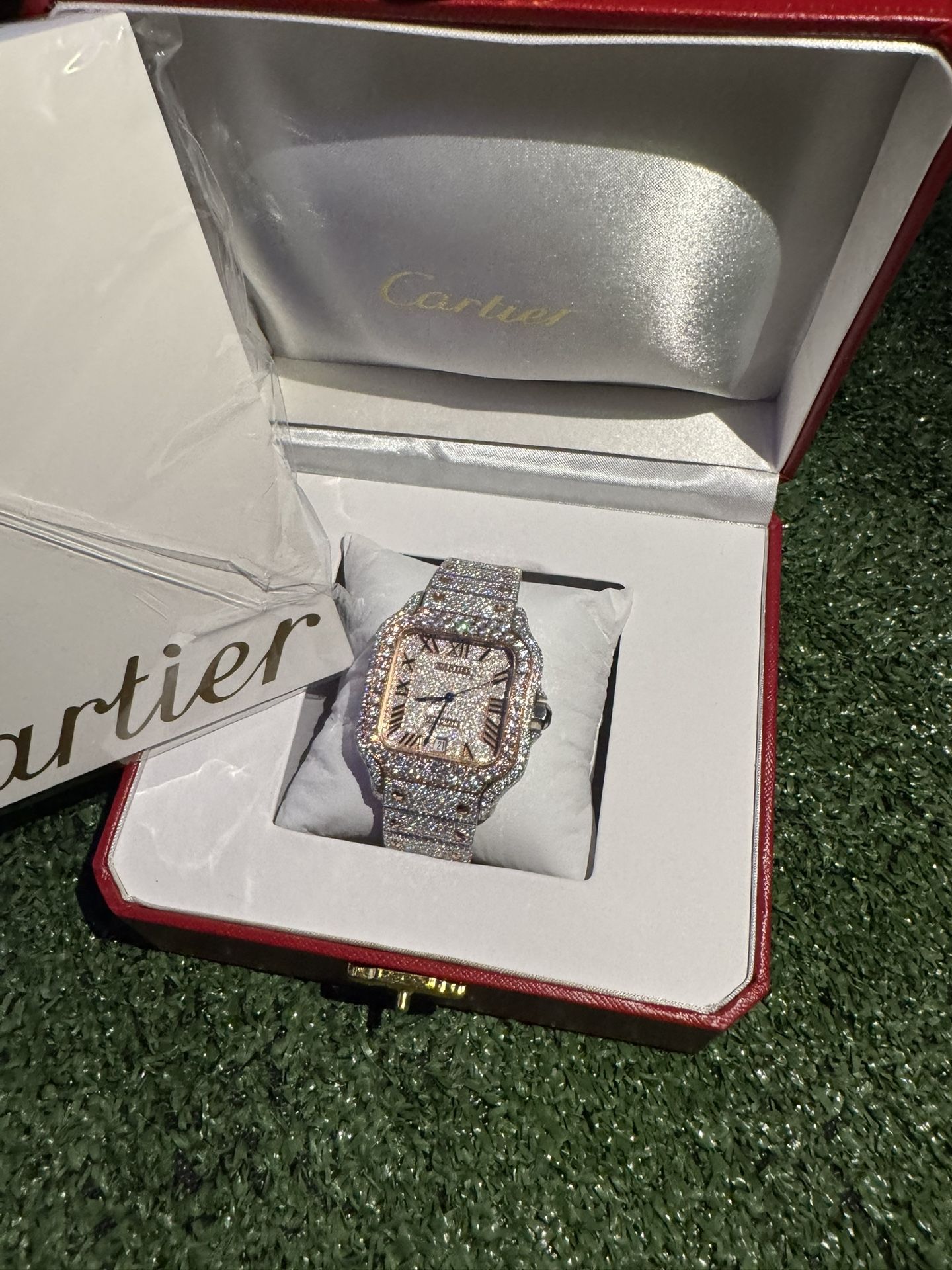 Moissanite Cartier Watch