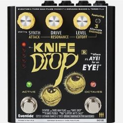 Knife Drop Guitar Pedal