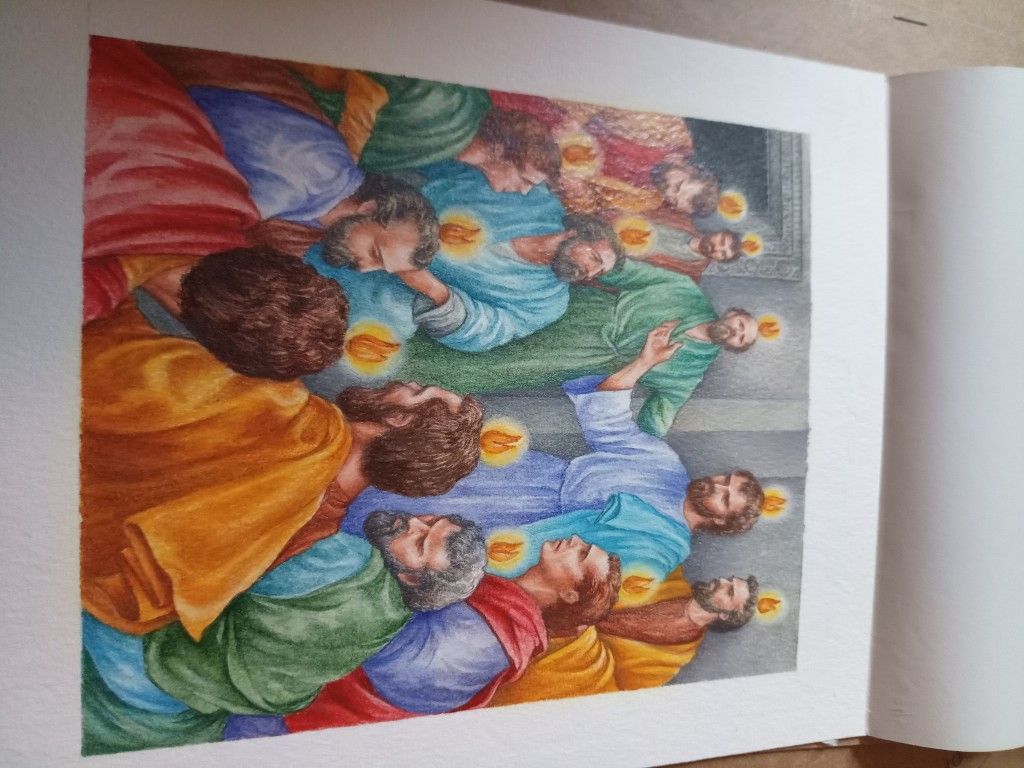 Vintage Original Pastel Paintings (101 BIBLE STORIES) 