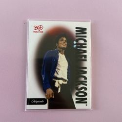 Michael Jackson Bad World Tour Keepsake Premium Base Card #17